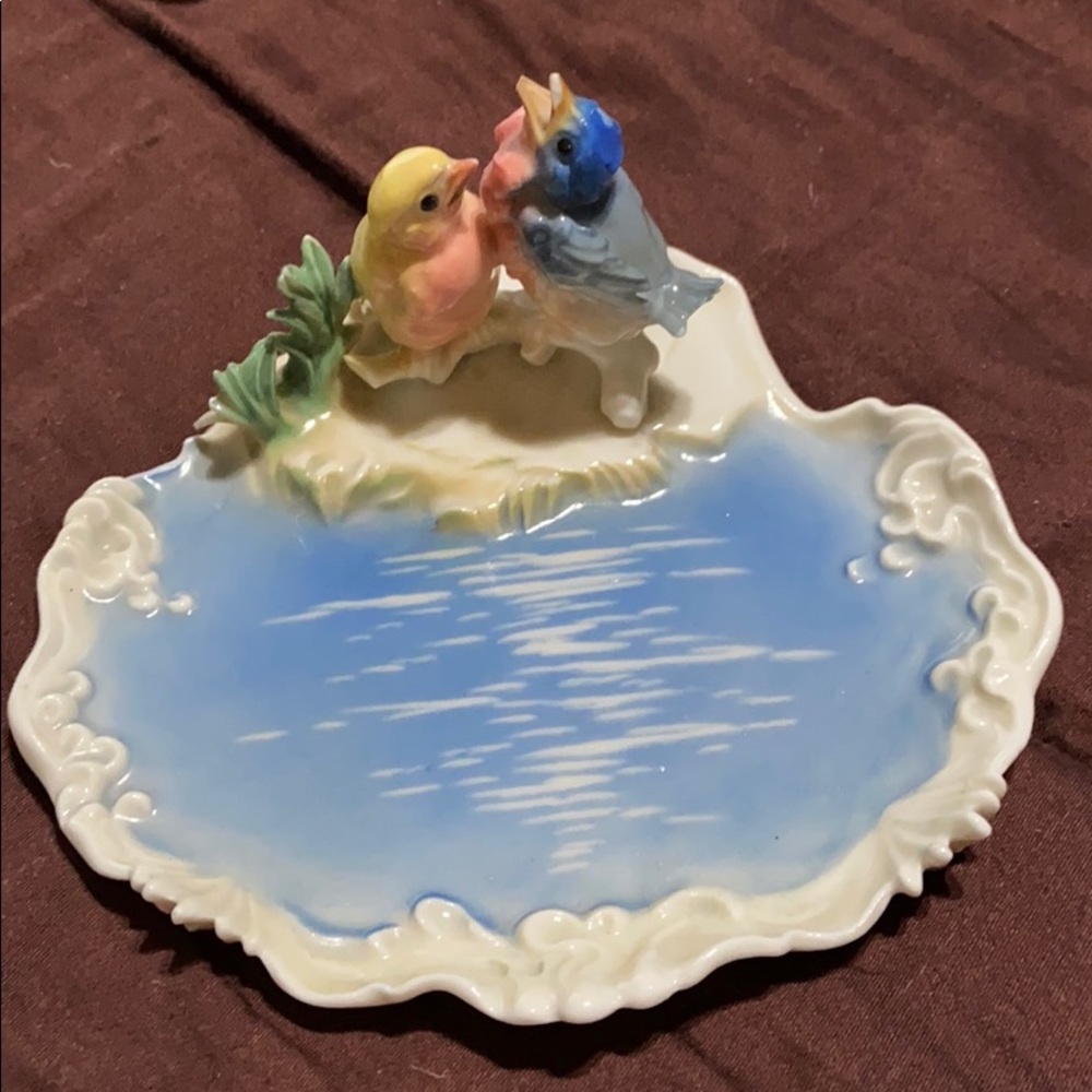 Karl Ens Pottery. Bits on a Branch & Bath.